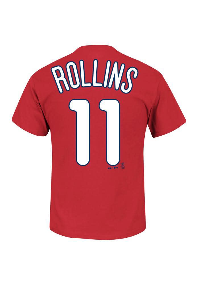 Jimmy Rollins T-Shirts, Jimmy Rollins Name & Number Shirts - Phillies  T-Shirts Store