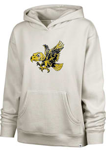 47 Iowa Hawkeyes Womens Beige Naomi Hooded Sweatshirt