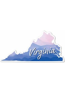 Virginia North Carolina Mountain State Shape Magnet