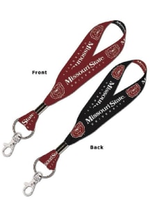 Missouri State Bears 2 Color Maroon Front Lanyard