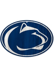 Penn State Nittany Lions Round Wood Sign