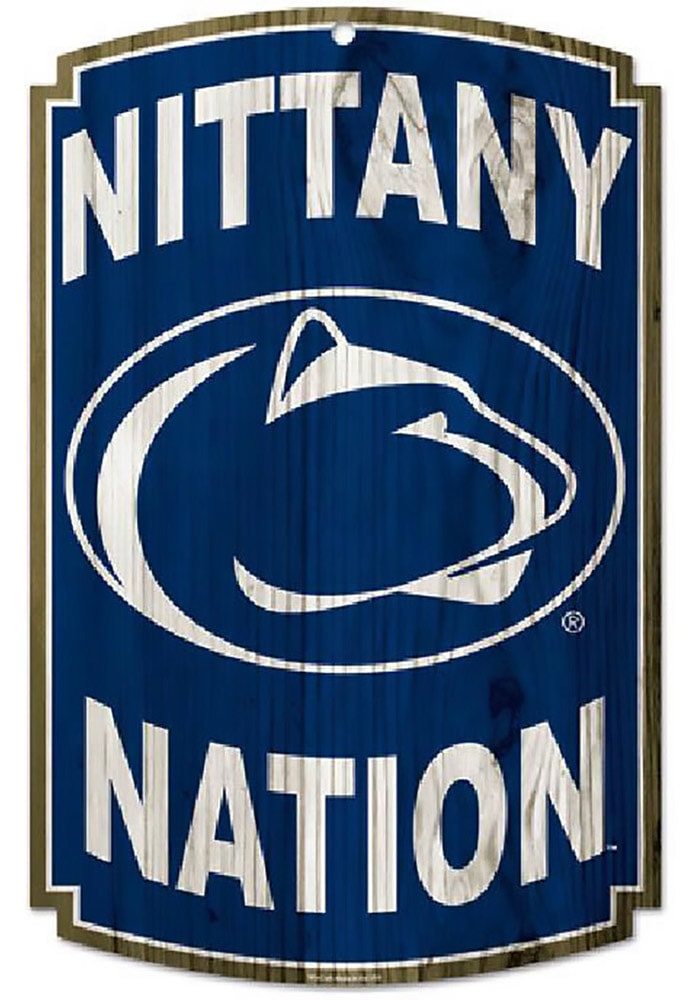 Penn State Nittany Lions 11X17 Nation Sign