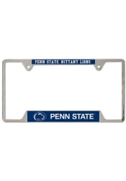Penn State Nittany Lions Silver Chrome License Frame