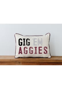 Texas A&amp;M Aggies Corded Slogan Throw Pillow Pillow