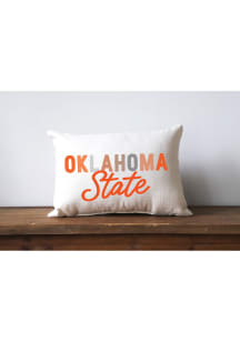 Oklahoma State Cowboys Plain Name Throw Pillow Pillow