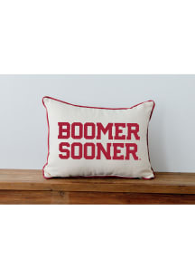 Oklahoma Sooners Corded Slogan Throw Pillow Pillow