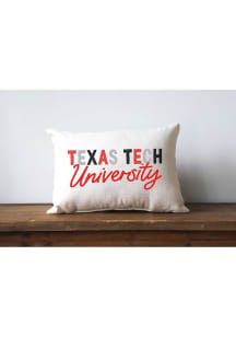 Texas Tech Red Raiders Plain Name Throw Pillow Pillow