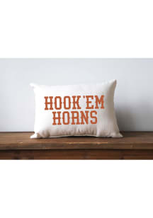 Texas Longhorns Plain Slogan Throw Pillow Pillow