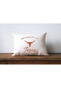 Texas Longhorns Plain Name Throw Pillow Pillow