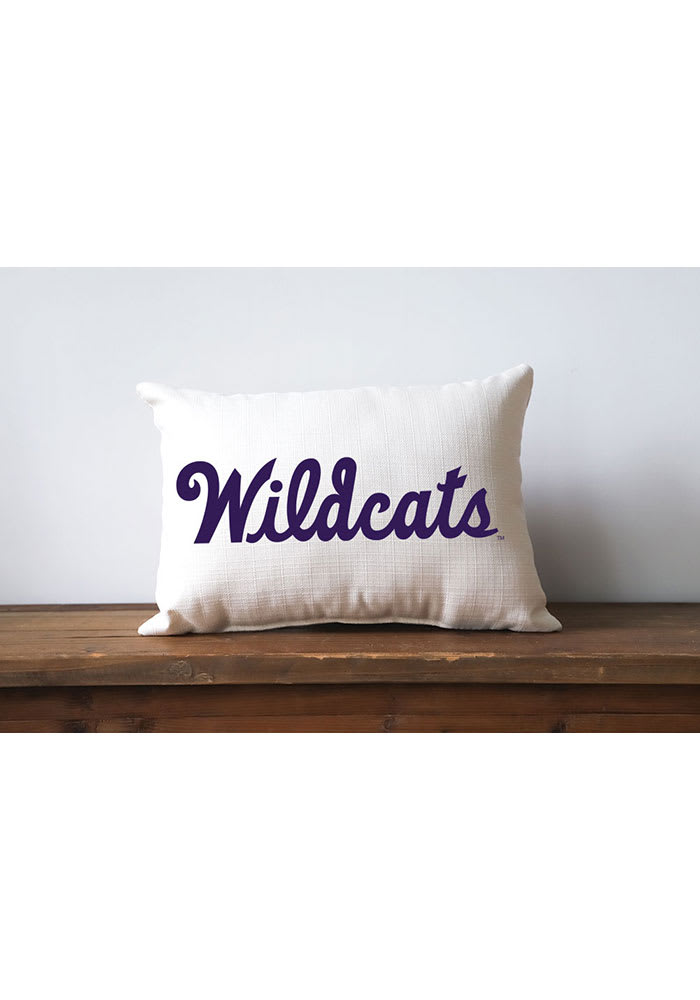 K-State Wildcats Plain Name Throw Pillow