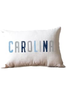North Carolina Tar Heels Plain Name Throw Pillow - White