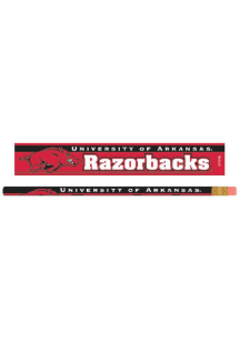 Arkansas Razorbacks 6 Pack Pencil