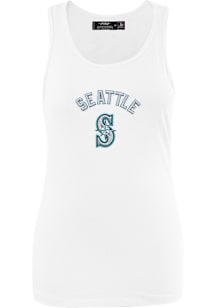 Pro Standard Seattle Mariners Womens White Classic Tank Top
