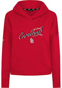 Levelwear St Louis Cardinals Womens Red Sweet Sizzle Hooded Sweatshirt