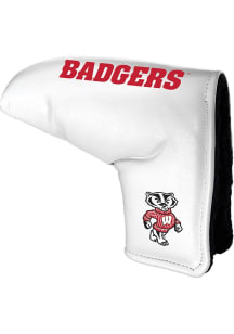 White Wisconsin Badgers Tour Blade Putter Cover