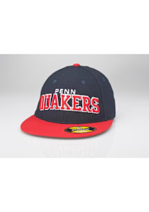 Pennsylvania Quakers Mens Navy Blue Surge Fitted Hat