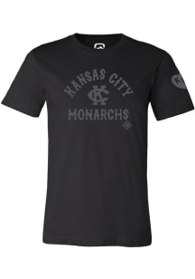 Summit Sportswear Kansas City Monarchs Black Number 1 Graphic Short Sleeve Fashion T Shirt