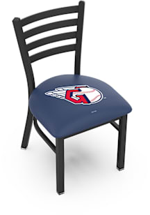 Cleveland Guardians Stationary Black Wrinkle Finish Pub Stool - Black