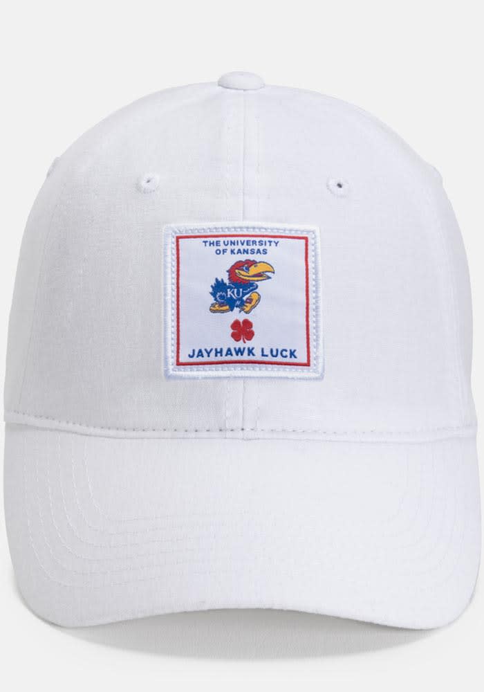 Black Clover Kansas Jayhawks Dream Adjustable Hat - White