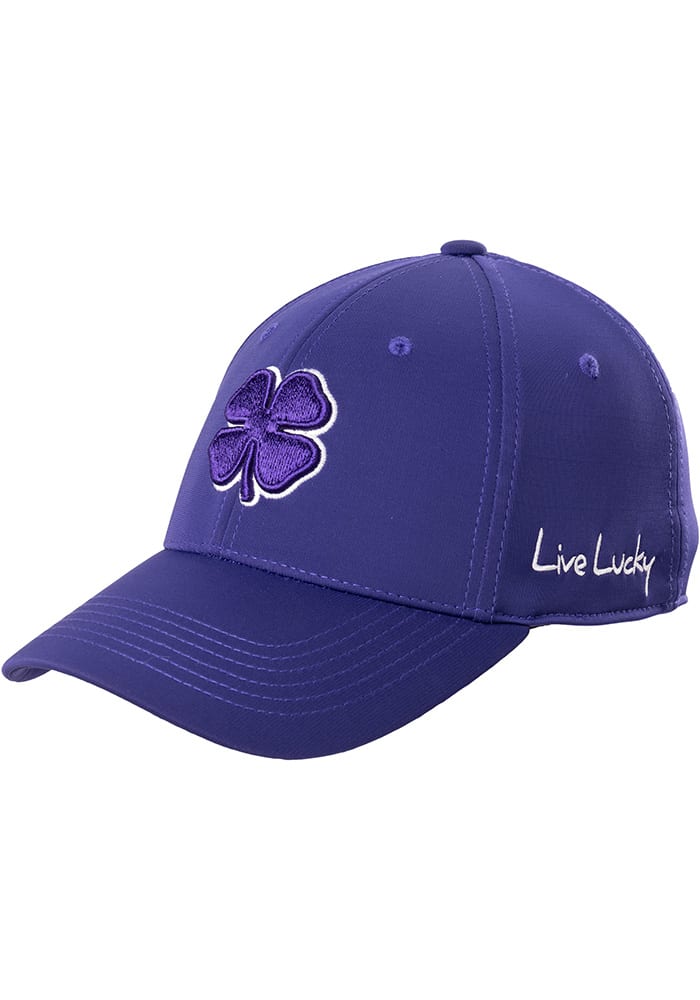 K-State Wildcats Phenom Purple Black Clover Flex Hat