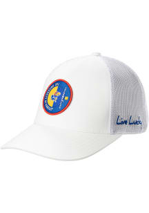 Black Clover Kansas Jayhawks Echo Adjustable Hat - White