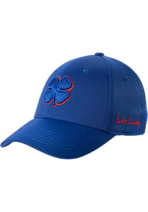 Black Clover Kansas Jayhawks Mens Blue Phenom Flex Hat