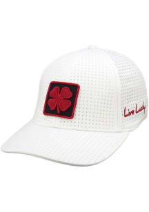 Black Clover Oklahoma Sooners Mens White The Laser Flex Hat