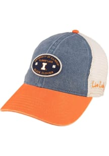 Black Clover Navy Blue Illinois Fighting Illini The Retro Adjustable Hat