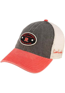 Black Clover Black Rutgers Scarlet Knights The Retro Adjustable Hat