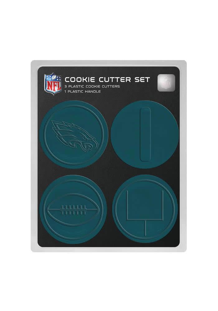 PHILADELPHIA EAGLES NFL FOOTBALL LOGO HELMET SET OF 4 COOKIE CUTTER USA  PR1134