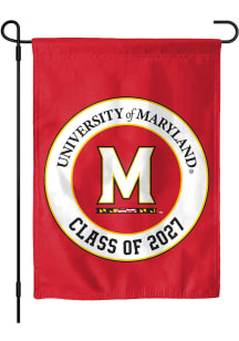 Red Maryland Terrapins Class of 2027 Garden Flag