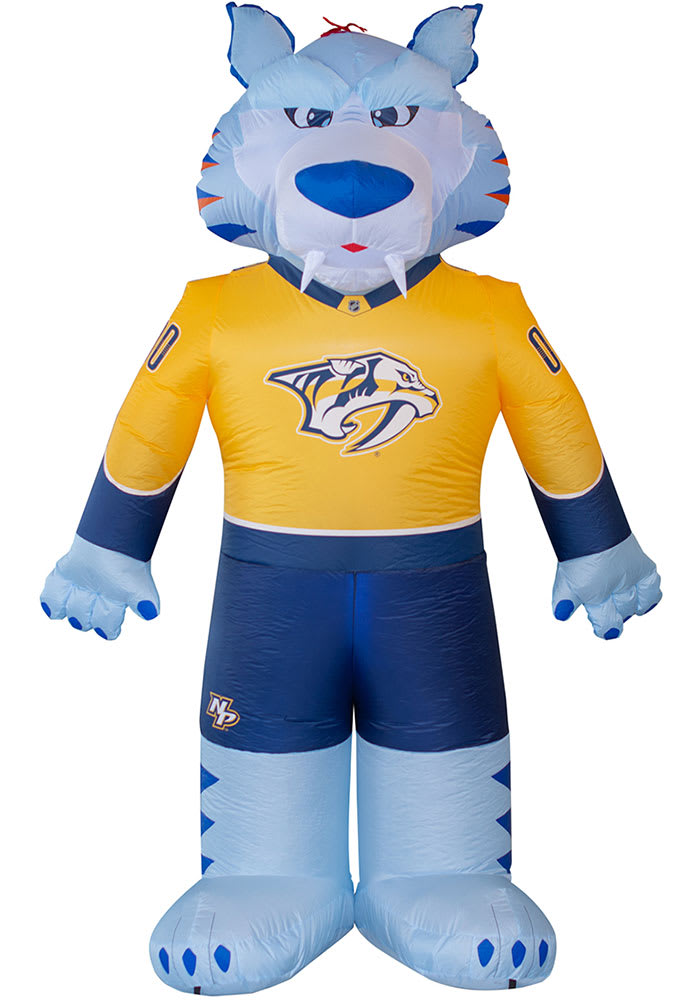 Nashville Predators Gold Outdoor Inflatable 7 Ft Team Mascot