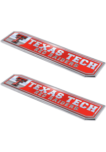 Sports Licensing Solutions Texas Tech Red Raiders Embossed Truck Emblem Car Emblem - Red