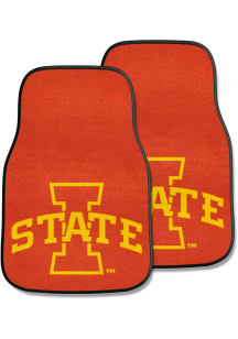 Sports Licensing Solutions Iowa State Cyclones 2-Piece Carpet Car Mat - Red