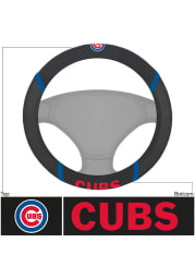 Chicago Cubs Wordmark Auto Steering Wheel Cover