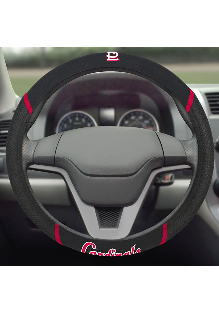 St Louis Cardinals Wordmark Auto Steering Wheel Cover