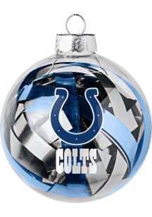 Indianapolis Colts Tinsel Ball Ornament