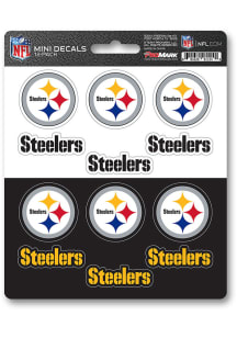 Sports Licensing Solutions Pittsburgh Steelers 12pk Mini Auto Decal - Black