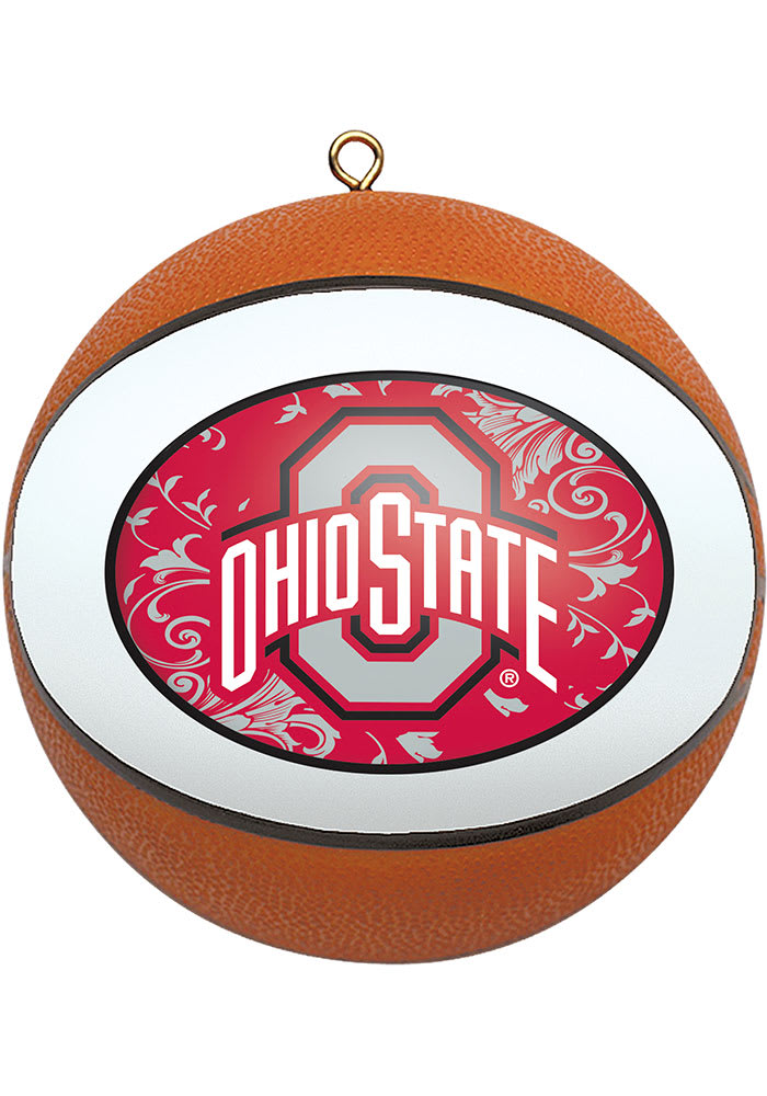 Ohio State Buckeyes Replica Basketball Ornament