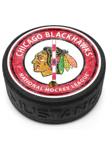 Chicago Blackhawks Center Ice Hockey Puck