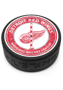 Detroit Red Wings Center Ice Hockey Puck