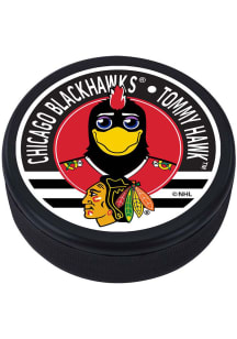 Chicago Blackhawks Mascot Hockey Puck