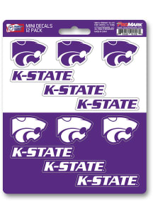 Sports Licensing Solutions K-State Wildcats 12 pk Mini Auto Decal - Purple