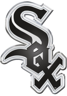 Sports Licensing Solutions Chicago White Sox Embossed Car Emblem - White