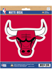 Sports Licensing Solutions Chicago Bulls Matte Auto Decal - Red