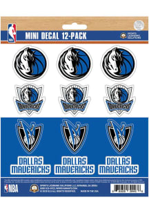 Sports Licensing Solutions Dallas Mavericks 12 pk Mini Auto Decal - Blue