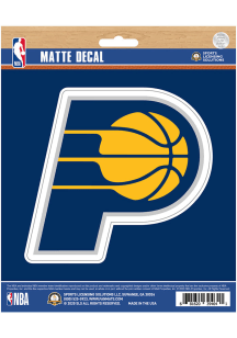 Sports Licensing Solutions Indiana Pacers Matte Auto Decal - Navy Blue