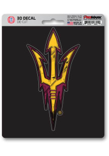 Sports Licensing Solutions Arizona State Sun Devils 3D Auto Decal - Maroon
