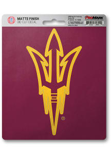 Sports Licensing Solutions Arizona State Sun Devils Matte Auto Decal - Maroon