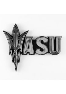 Sports Licensing Solutions Arizona State Sun Devils Molded Chrome Car Emblem - Maroon
